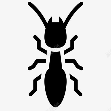 白蚁蚂蚁昆虫图标图标