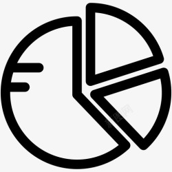 简单流程饼图统计seprate图标高清图片