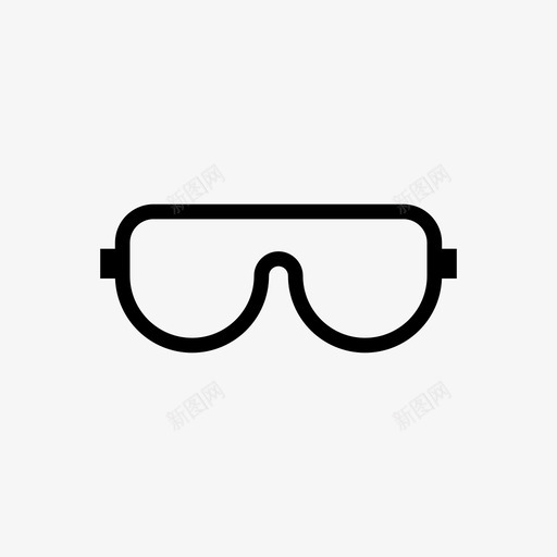 护目镜配件面罩图标svg_新图网 https://ixintu.com 太阳镜 护目镜 配件 面罩