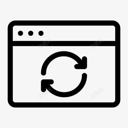 web浏览器同步internet访问联机浏览器图标svg_新图网 https://ixintu.com internet访问 web浏览器 web浏览器同步 刷新 网页 联机浏览器