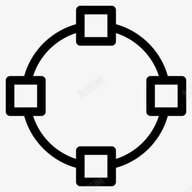 元素圆形形状图标图标