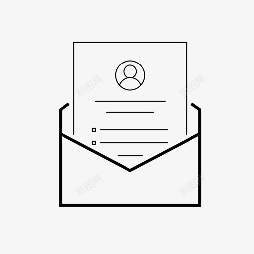 信件文件邮件图标svg_新图网 https://ixintu.com 信件 办公室 办公室65 文件 文本 邮件