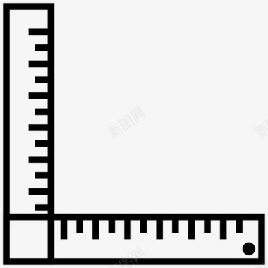 水平工具测量标尺图标图标