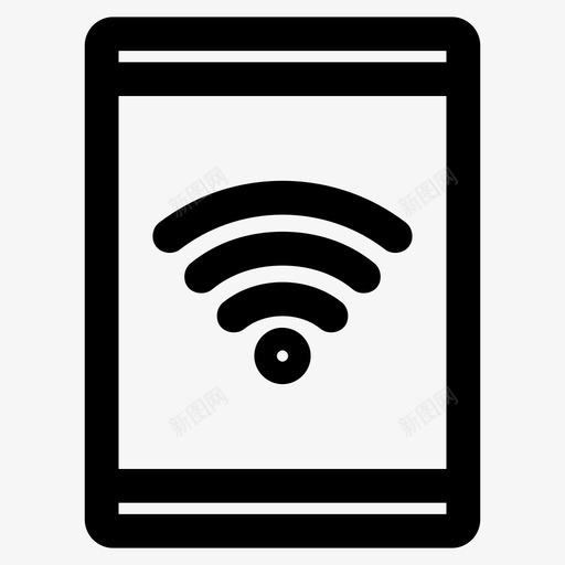 平板电脑wifi电脑平板电脑设备图标svg_新图网 https://ixintu.com ipad 平板显示器 平板电脑 平板电脑wifi 接口 电脑平板电脑 设备