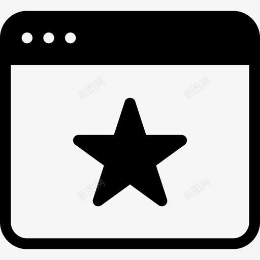 收藏夹页面应用程序书签图标svg_新图网 https://ixintu.com windows和应用程序实心图标 书签 应用程序 收藏夹 收藏夹页面 星形 浏览器