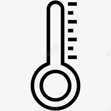 温度计数字温度计发烧刻度图标图标