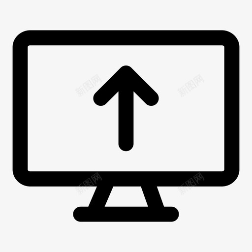 上载监视器显示计算机个人计算机图标svg_新图网 https://ixintu.com 上载 上载监视器 个人计算机 屏幕通知 显示计算机 智能电视 监视器