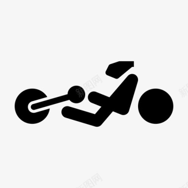 自行车道奥运会残奥会图标图标