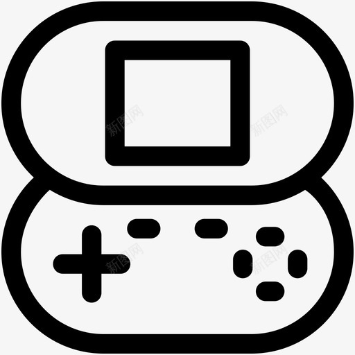 游戏板控制板游戏机图标svg_新图网 https://ixintu.com psp 控制板 游戏机 游戏板 电子图标集
