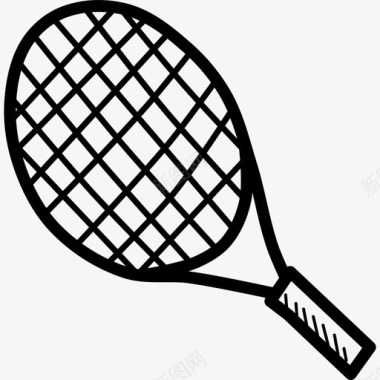 网球拍球球棒图标图标