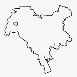 东欧基辅线性首都东欧图标高清图片