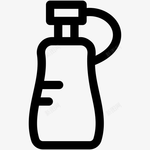 水瓶饮料瓶运动瓶图标svg_新图网 https://ixintu.com 水瓶 运动图标集 运动瓶 运动饮料瓶 饮料瓶