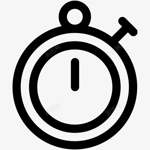 秒表计时器运动图标集svg_新图网 https://ixintu.com 秒表 计时器 运动图标集