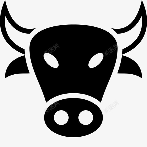 牛市看涨市场图标svg_新图网 https://ixintu.com 商业字形 市场 牛市 看涨 股票 趋势