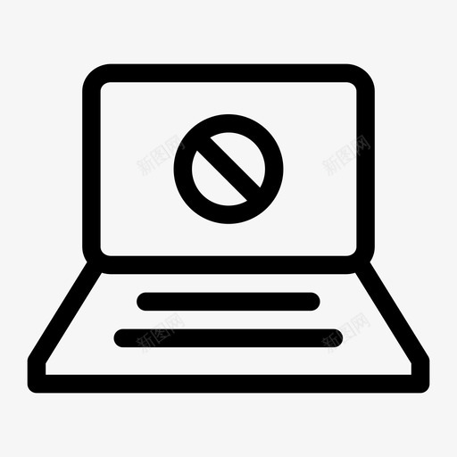 阻塞的笔记本电脑接口macbook图标svg_新图网 https://ixintu.com macbook 接口 阻塞的笔记本电脑