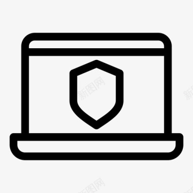 笔记本电脑安全笔记本电脑接口macbook图标图标