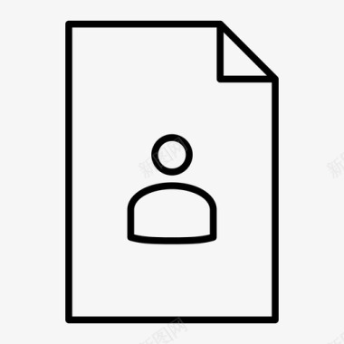 用户文档文档纸张图标图标