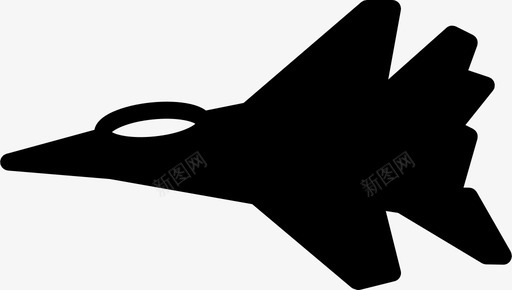 喷气式飞机运输运输固体收集图标svg_新图网 https://ixintu.com 喷气式飞机 运输 运输固体收集