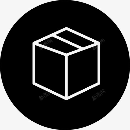 包装装箱发货图标svg_新图网 https://ixintu.com 包装 包裹 发货 物流 物流配送环线差异 装箱