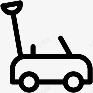 玩具车婴儿玩具汽车图标图标