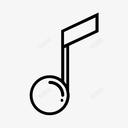 音乐符号浪涌图标svg_新图网 https://ixintu.com 振荡 歌曲 浪涌 溪流 潮汐 爆发 符号 节奏 音乐 音符