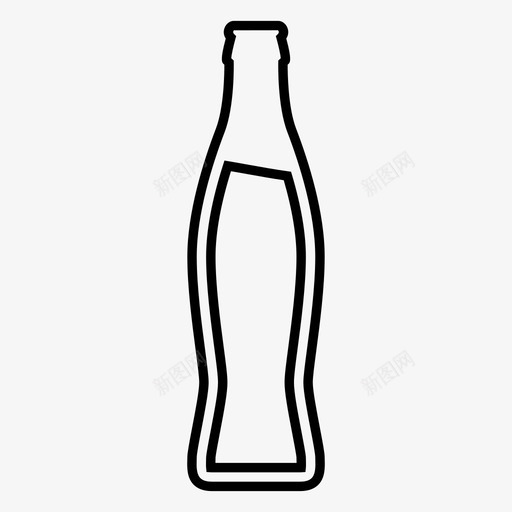 汽水瓶可乐饮料图标svg_新图网 https://ixintu.com 口渴 可乐 汽水 汽水瓶 满 食物和饮料 饮料