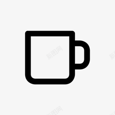 咖啡杯浓缩咖啡拿铁图标图标