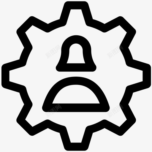 管理女性团队负责人图标svg_新图网 https://ixintu.com cog 人力资源可爱的图标 原则 团队负责人 女性 权力 秩序 管理 组织 规则 领导