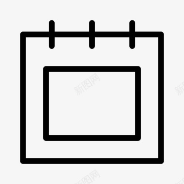 日历商务桌面图标图标