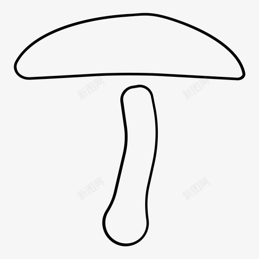 蘑菇蘑菇素食主义者图标svg_新图网 https://ixintu.com 蘑菇 蘑菇素食主义者