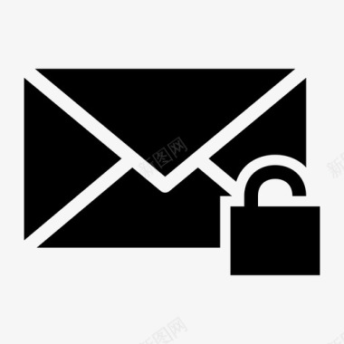 电子邮件解锁计算机邮件电子邮件图标图标