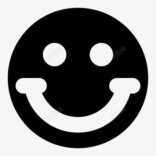 微笑高兴快乐图标svg_新图网 https://ixintu.com 微笑 快乐 笑 高兴