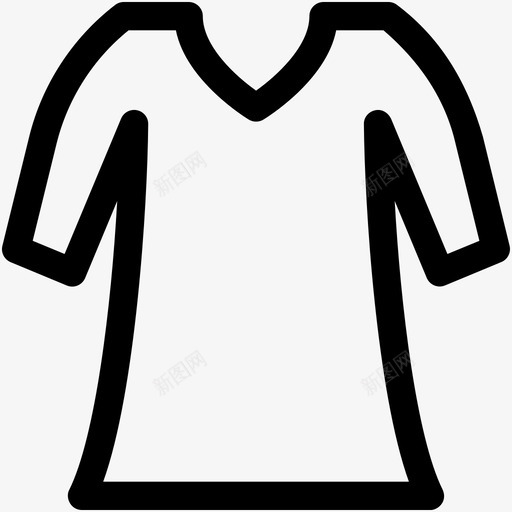 毛衣衣服套头衫图标svg_新图网 https://ixintu.com 套头衫 时尚和衣服可爱的图标 束腰外衣 毛衣 衣服 衬衫