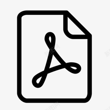 pdf文件adobe文件类型图标图标