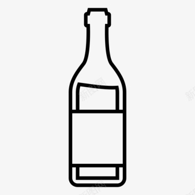 采购产品酒瓶酒瓶饮料图标图标