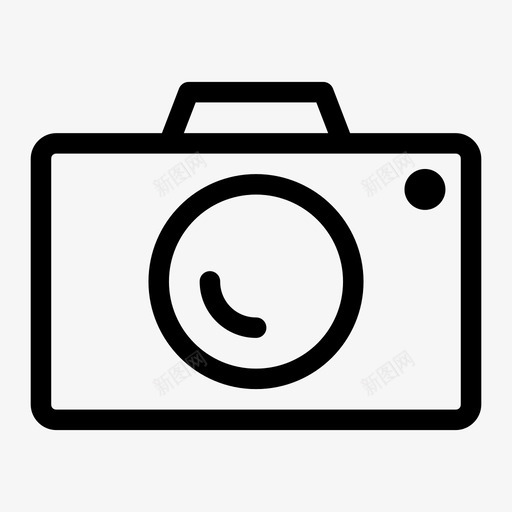 照相机手持式照片图标svg_新图网 https://ixintu.com 口袋 图片 媒体 手持式 照片 照相机