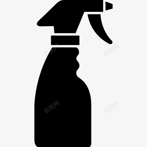 清洁喷雾瓶工具和用具家居用品图标svg_新图网 https://ixintu.com 家居用品 工具和用具 清洁喷雾瓶