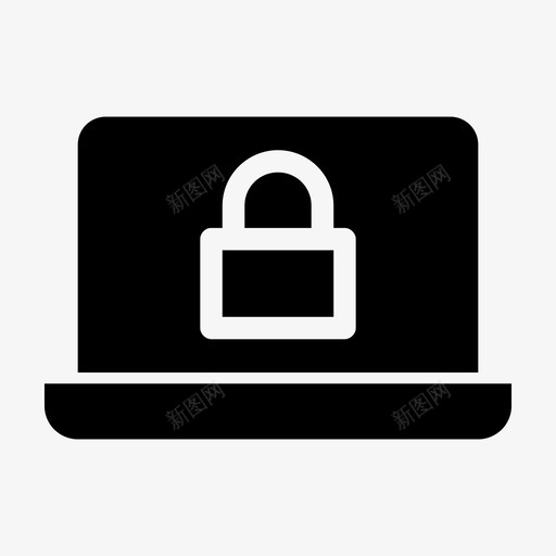 笔记本电脑锁笔记本锁设备图标svg_新图网 https://ixintu.com 挂锁 笔记本电脑屏幕 笔记本电脑锁 笔记本锁 设备 迷你电脑 通知