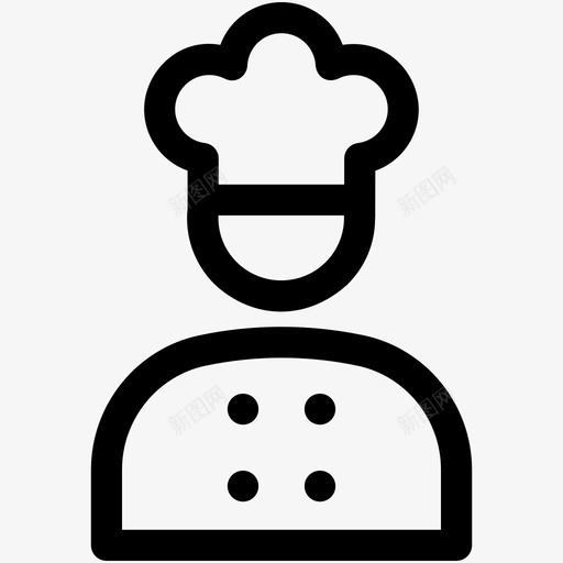 厨师口味餐厅图标svg_新图网 https://ixintu.com 化身 化身可爱的图标 厨师 口味 教学 烹饪 班级 男 食物 餐厅