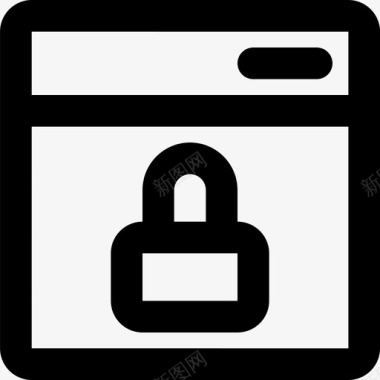 安全浏览器加密受保护的连接图标图标