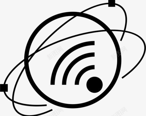 wifi互联网连接spot图标图标