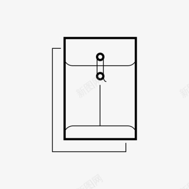 大信封信件办公室图标图标