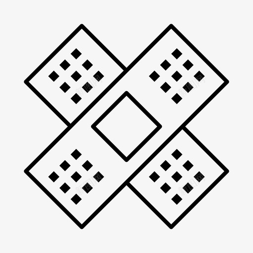 绷带诊所医院图标svg_新图网 https://ixintu.com 医学 医疗 医院 绷带 诊所