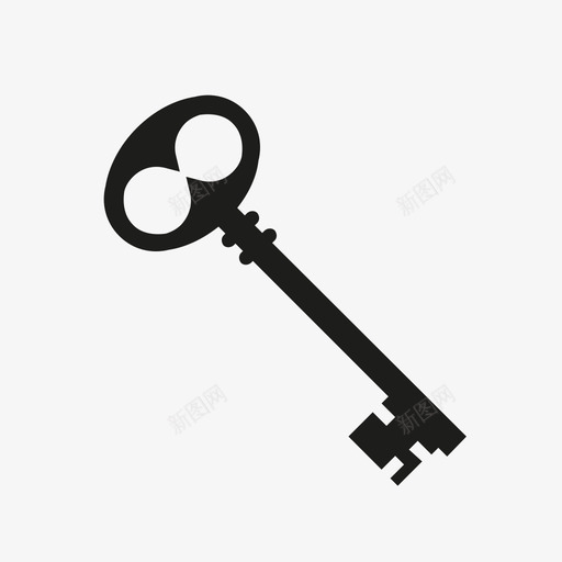 钥匙进入旧钥匙图标svg_新图网 https://ixintu.com 开锁 旧钥匙 进入 钥匙