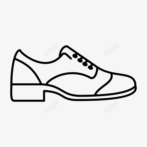 牛津女孩鞋子款式图标svg_新图网 https://ixintu.com 收集鞋 款式 牛津女孩 鞋子