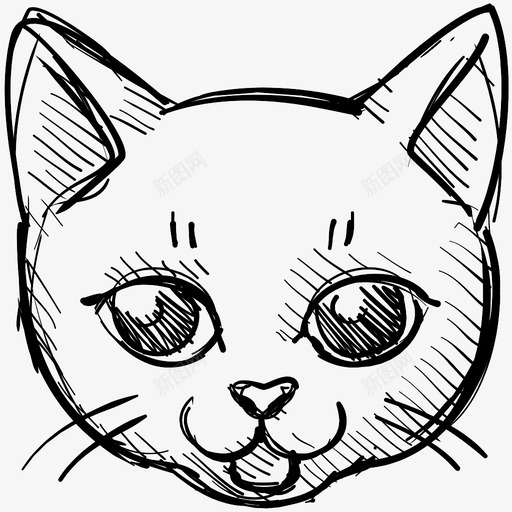 猫动物朋友图标svg_新图网 https://ixintu.com 动物 宠物 小猫 朋友 猫 粗略的图标 老鼠