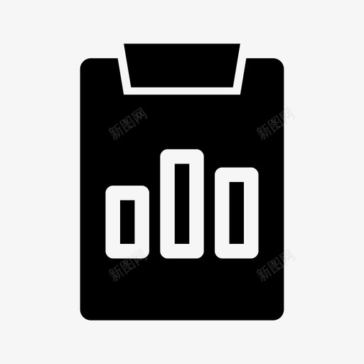 剪贴板条形图文件数据知识图标svg_新图网 https://ixintu.com 任务板 剪贴板条形图 剪贴板通知 办公外设 文件数据 知识 记事本