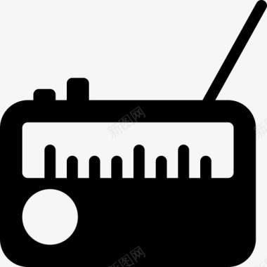 收音机天线通信图标图标