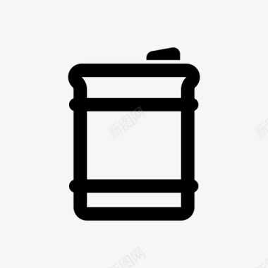 油桶桶罐图标图标