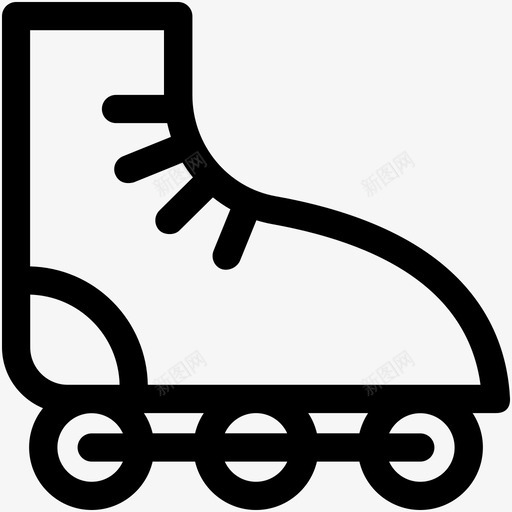 溜冰鞋轮滑鞋运动图标集svg_新图网 https://ixintu.com 溜冰鞋 轮滑鞋 运动图标集